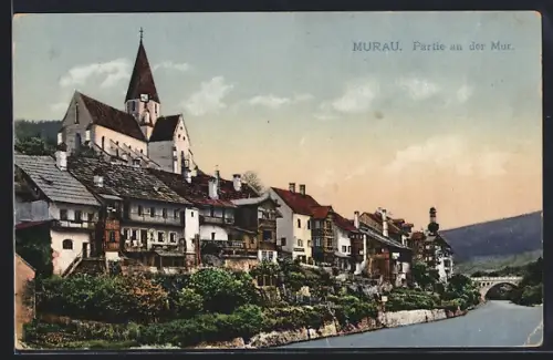 AK Murau, Partie an der Mur