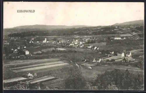 AK Eibiswald, Ortsansicht aus der Vogelschau
