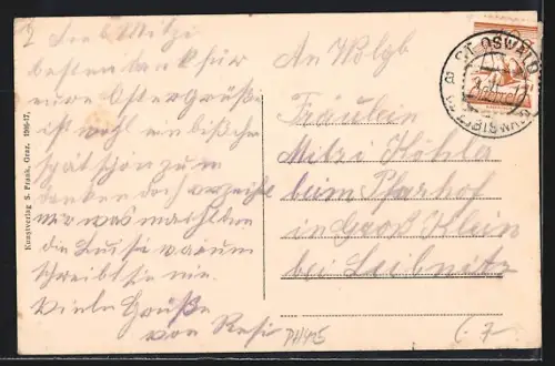 AK Eibiswald /Steiermark, Ortsansicht mit Kirche