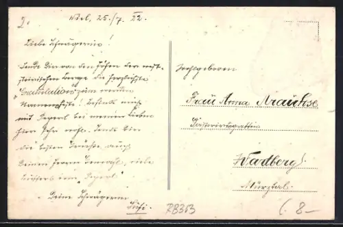 AK St. Oswald ob Eibiswald, Ortsansicht mit Kirche