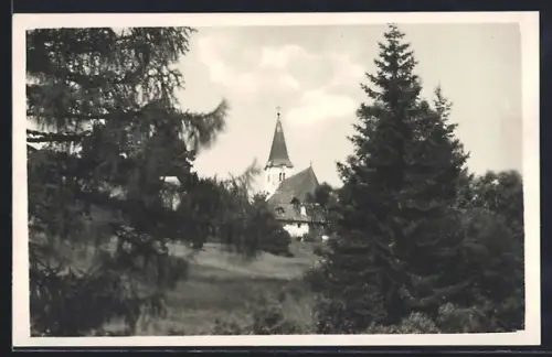 AK Trahütten b. Deutschlandsberg, Blick auf die Kirche
