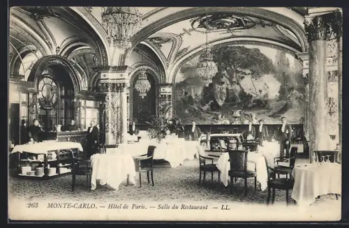 AK Monte-Carlo, Hôtel de Paris, Salle du Restaurant