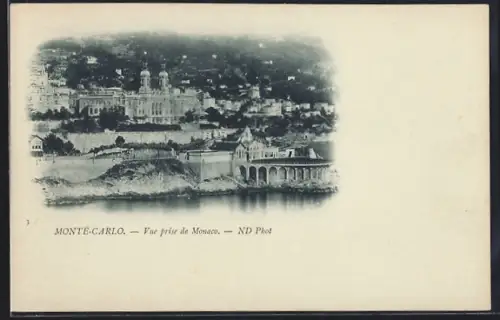 AK Monte-Carlo, Vue prise de Monaco