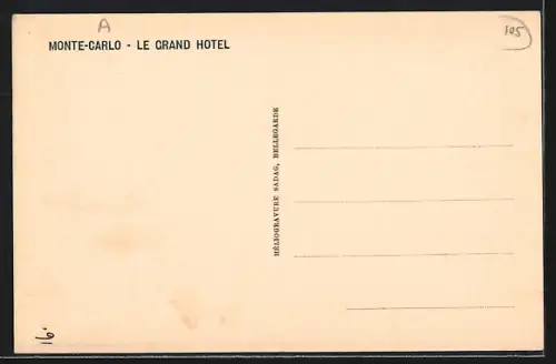 AK Monte-Carlo, Le Grand Hotel