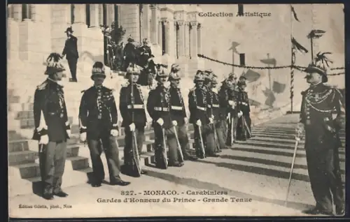 AK Monaco, Carabiniers, Gardes d`Honneur du Prince, Grande Tenue