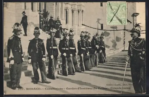 AK Monaco, Carabiniers, Garde d`Honneur du Prince, Grande Tenue