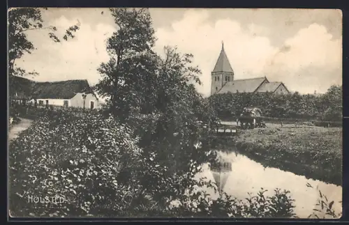 AK Holsted, Kirke, Panorama