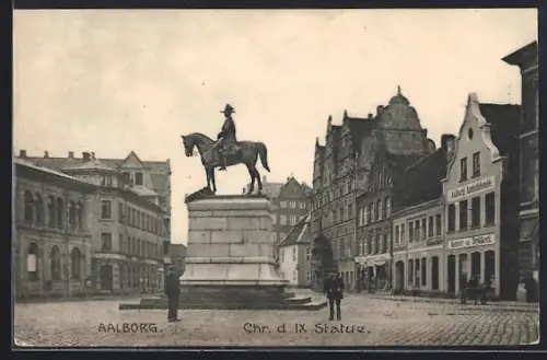 AK Aalborg, Chr. d. IX Statue