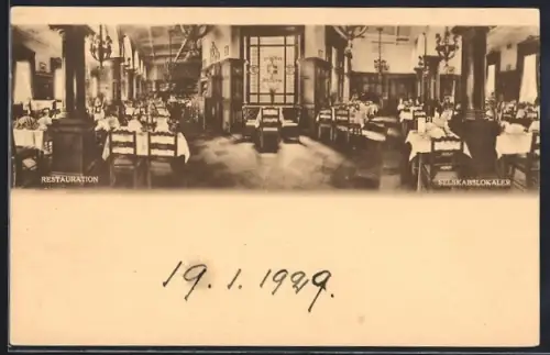 AK Kopenhagen, Restauration, Selskabslokaler