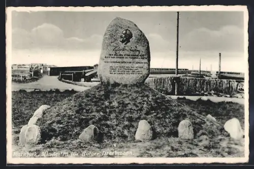 AK Hornbaek, Mindesten for Holger Drachmann