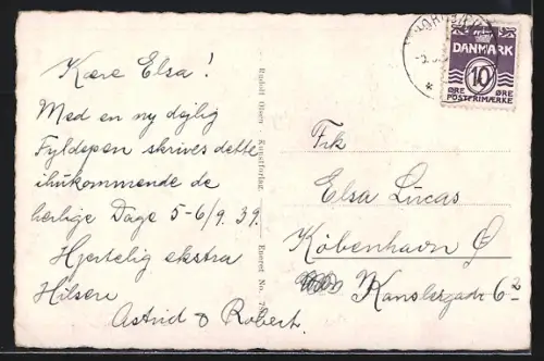 AK Hornbaek, Mindesten for Holger Drachmann