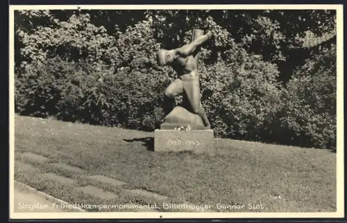 AK Slagelse, Billedhugger Gunnar Slot, Frihedskoempermonumentet