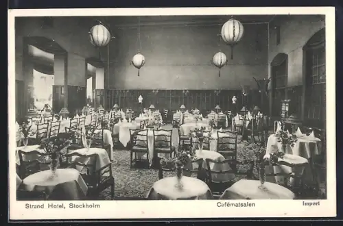 AK Stockholm, Strand Hotel, Cafematsalen