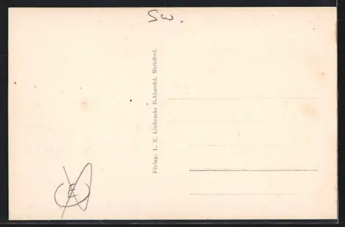 AK Mariefred, Uferpartie mit Kirche