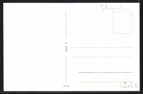 AK Hälsning, Radhuset fran Nyköping, Teaterparken, Stadsbron