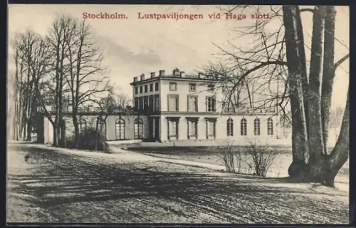 AK Stockholm, Lustpaviljongen vid Haga slott