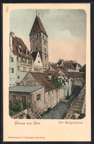 AK Ulm / Donau, Metzgerthurm