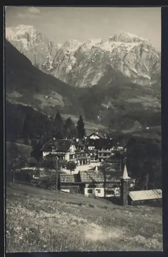 AK Berchtesgaden, Haus Geiger, Alpenpanorama