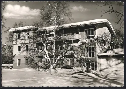 AK Berchtesgaden-Schönau, Sanatorium Malterlehen, Haus des Johanneswerks e.V Bielefeld