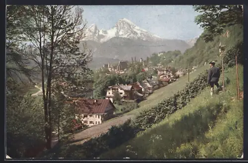 AK Berchtesgaden, Ansicht vom Nonntal