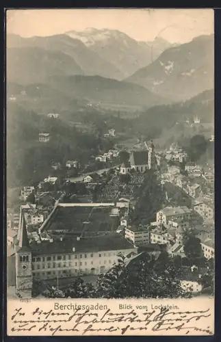 AK Berchtesgaden, Blick vom Lockstein