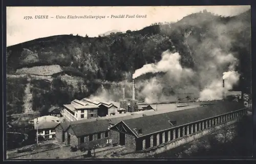 AK Ugine, Usine Electrométallurgique, Procédé Paul Girod