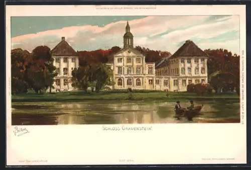 Künstler-AK Carl Biese: Gravenstein, Schloss Gravenstein