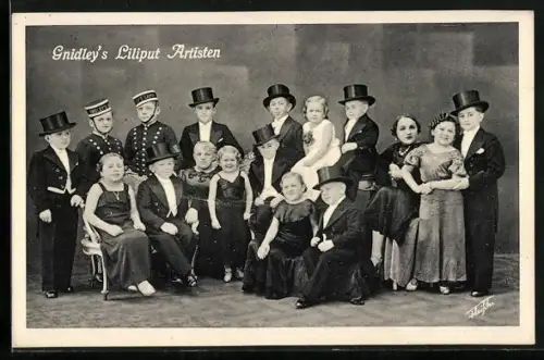AK Gnidley`s Liliput-Artisten, Liliputaner
