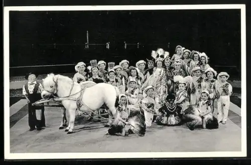 AK München-Solln, C. H. Schäfers Circus-Stadt Liliput, Memlingstr. 11