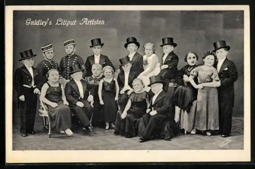 AK Gnidley`s Liliput-Artisten, Liliputaner
