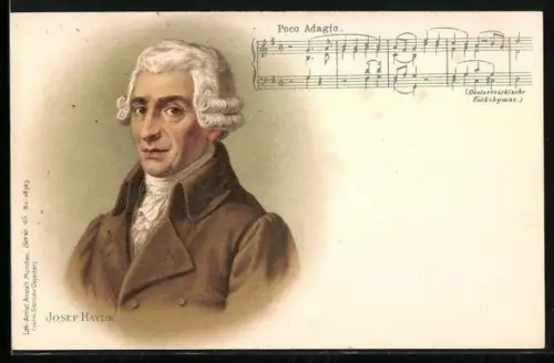 AK Josef Haydn, Portrait