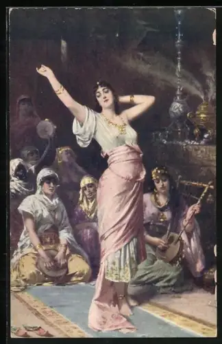 AK Frauenleben im Sérail