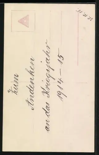 AK Generalfeldmarschall von Hindenburg auf dem Weg zur Front