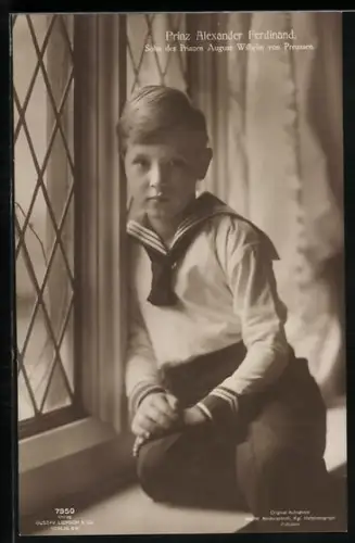 AK Alexander Ferdinand der Sohn des Prinzen August Wilhelm von Preussen
