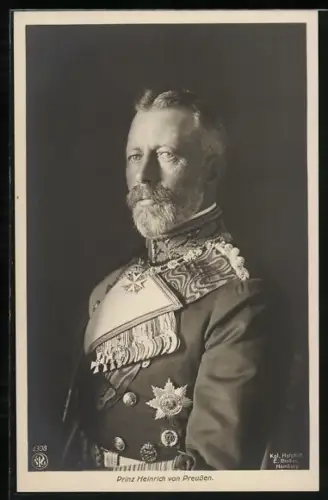AK Prinz Heinrich von Preussen, Halbprofilportrait