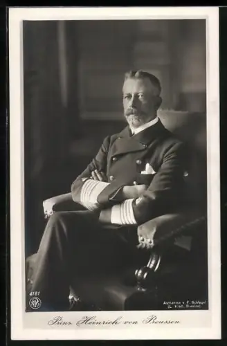AK Portrait Prinz Heinrich von Preussen
