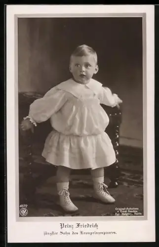 AK Prinz Friedrich Georg, jüngster Sohn des Kronprinzen