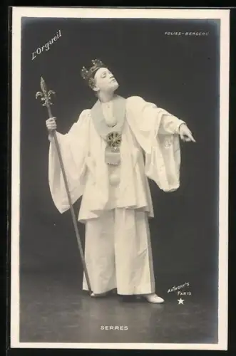 AK Mann als gekrönter Harlekin