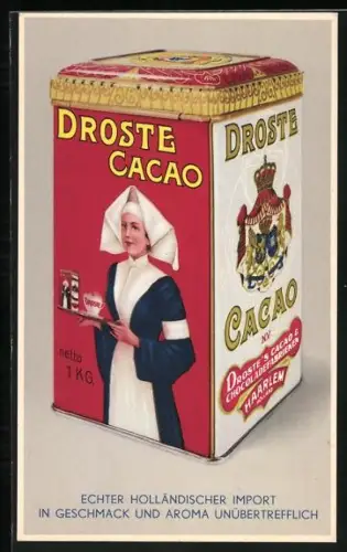 AK Cacao Droste Dose, Holländischer Import