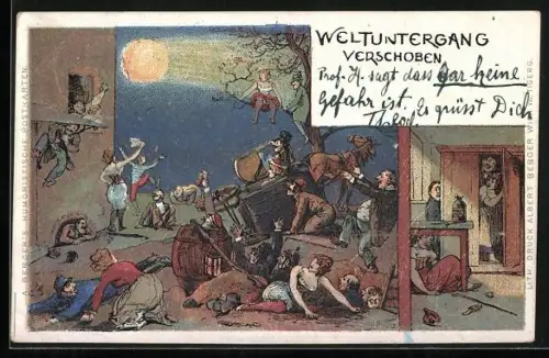 AK Zukunft, Der Komet kommt, Leute verstecken sich, Weltuntergang verschoben
