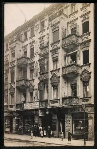 Foto-AK Berlin, Borussia-Festsäle in der Ackerstrasse 6/7, 1907