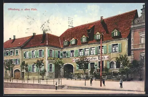 AK Offenburg, Gasthaus zur alten Pfalz