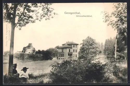 AK Georgenthal / Thüringen, Grimmbachthal