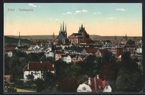 AK Erfurt, Totalansicht