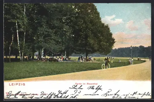 AK Leipzig, Partie im Rosenthal