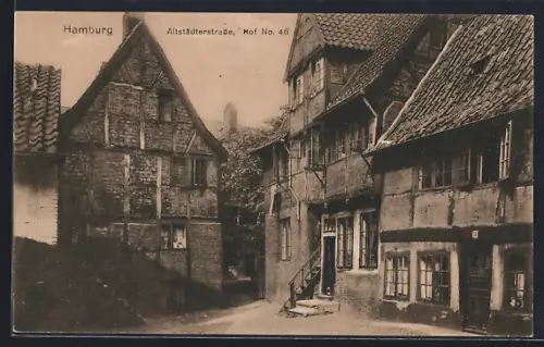 AK Hamburg, Altstädterstrasse Hof Nr. 46