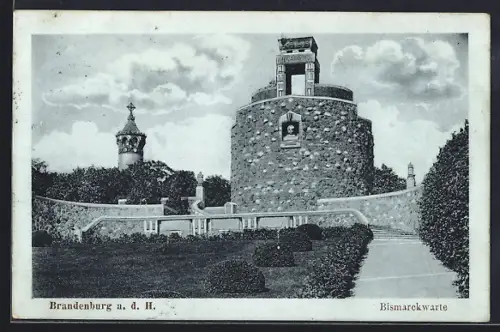 AK Brandenburg a. d. H., Bismarckwarte