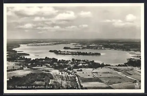 AK Teupitz, Teupitzsee mit Egsdorfer Horst