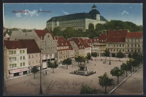 AK Weissenfels, Marktplatz, Schloss