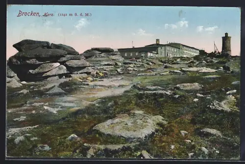 AK Brocken /Harz, Aussichtsturm